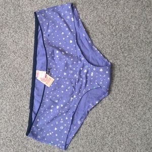 PINK extra low rise boy short size L